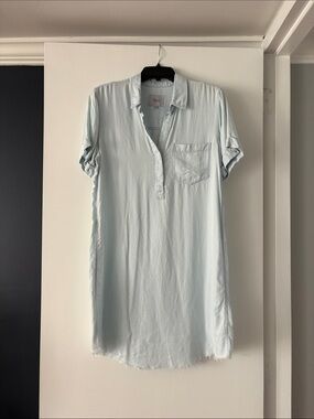 Rails Cut Hem Chambray Dress